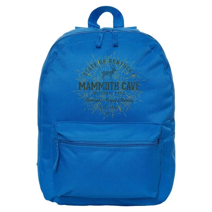 Retro Style Vintage Mammoth Cave National Park Great Gift 16 in Basic Backpack