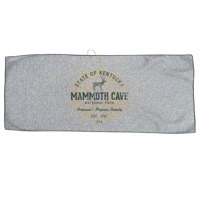 Retro Style Vintage Mammoth Cave National Park Great Gift Large Microfiber Waffle Golf Towel