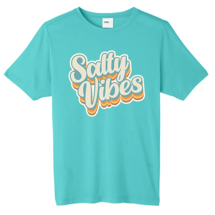 Retro Salty Vibes Beach Lover ChromaSoft Performance T-Shirt