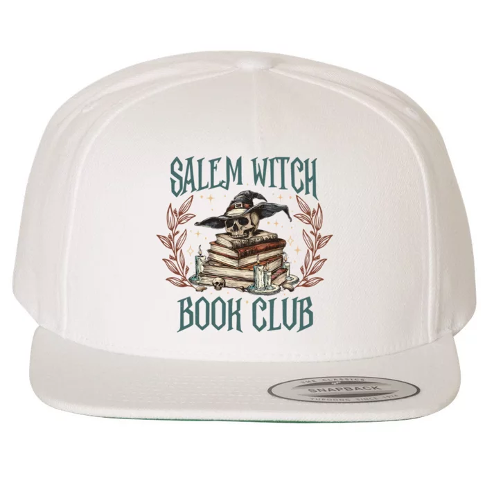 Retro Salem Witch Book Club Halloween Witch Wool Snapback Cap