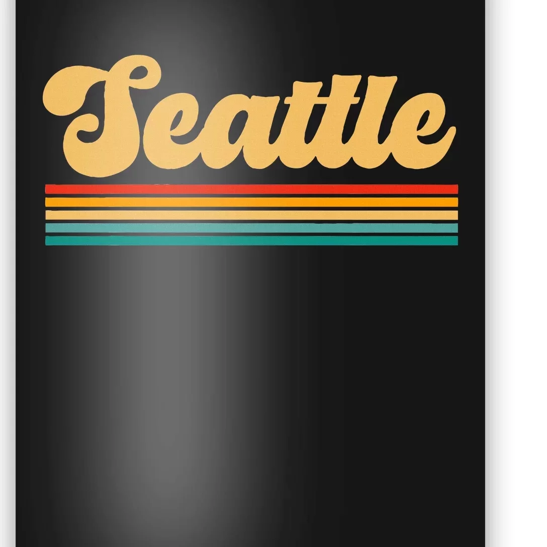 Retro Seattle Washington Poster