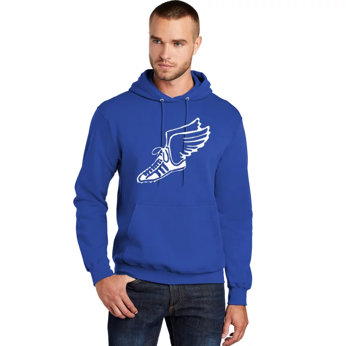 Running Shoe With Wings Track And Field Sneaker Hoodie