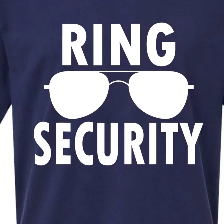 Ring Security Wedding Ring Wedding Party Sueded Cloud Jersey T-Shirt