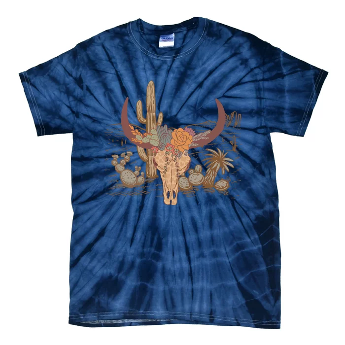 Rodeo Sweatshirt Western Skull Tie-Dye T-Shirt