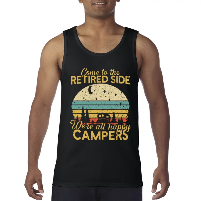 Retired Side WeRe Happy Campers Retiret Tank Top