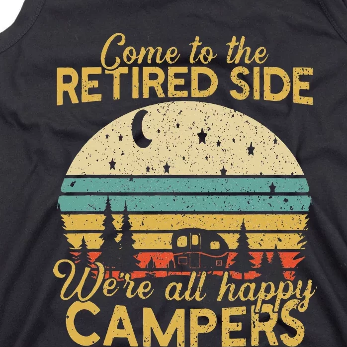 Retired Side WeRe Happy Campers Retiret Tank Top