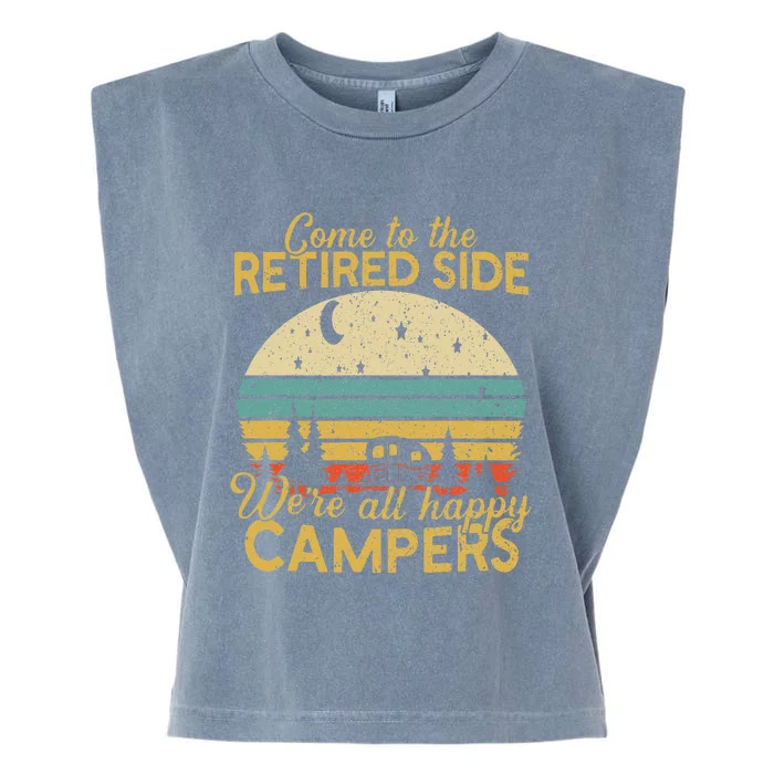 Retired Side WeRe Happy Campers Retiret Garment-Dyed Women's Muscle Tee