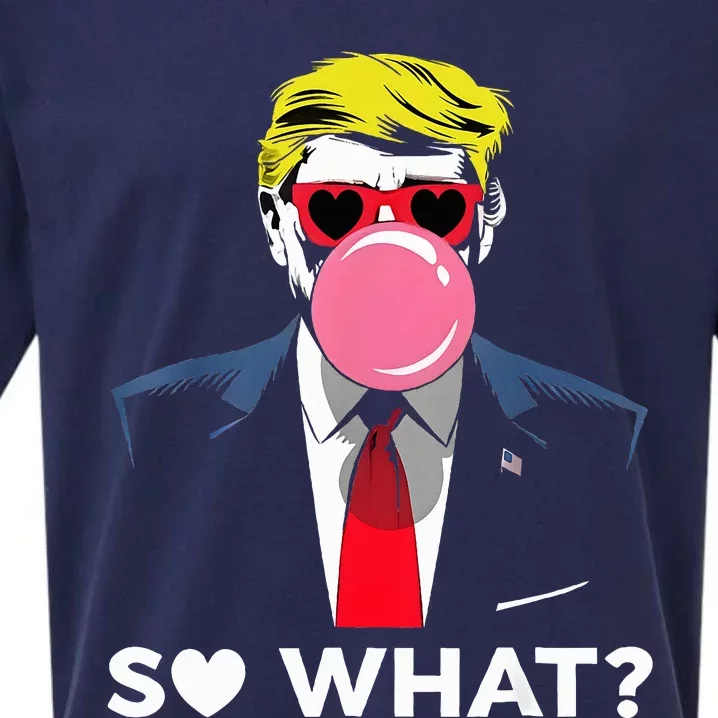 Retro So What Trump Response Trump So What Replied Sueded Cloud Jersey T-Shirt