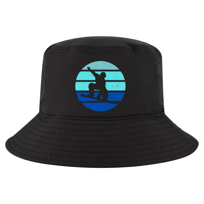 Retro Snowboarding Winter Sport Cool Comfort Performance Bucket Hat