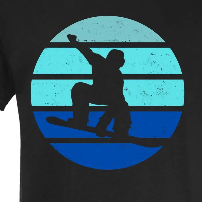 Retro Snowboarding Winter Sport Garment-Dyed Heavyweight T-Shirt