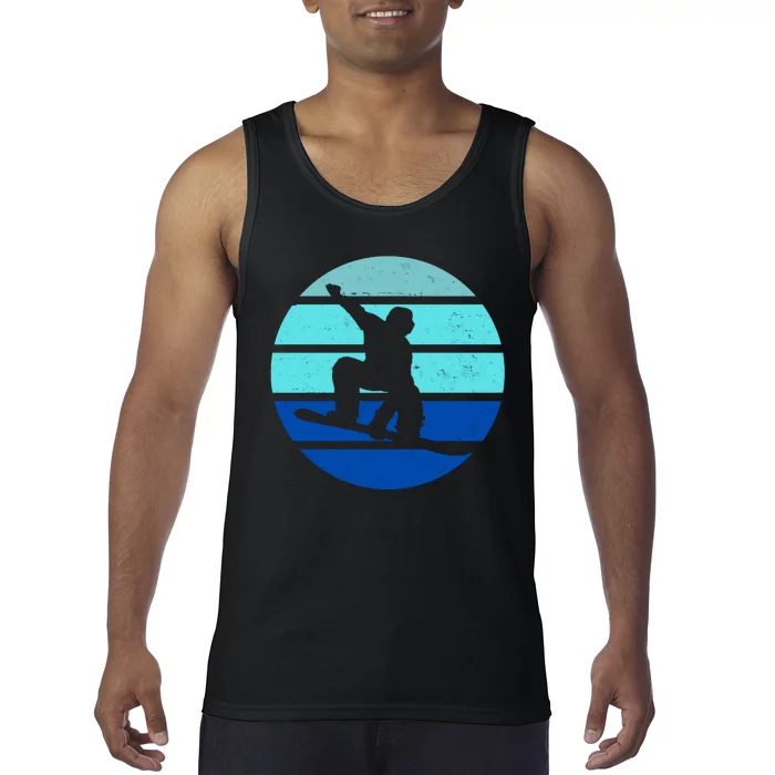 Retro Snowboarding Winter Sport Tank Top