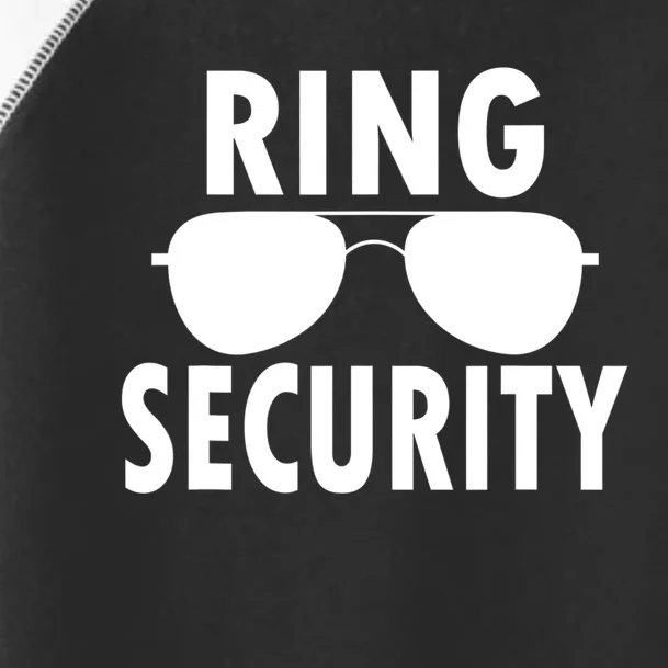 Ring Security Wedding Ring Wedding Party Toddler Fine Jersey T-Shirt