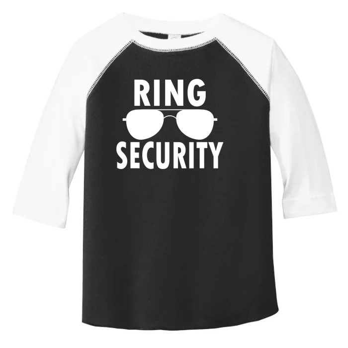 Ring Security Wedding Ring Wedding Party Toddler Fine Jersey T-Shirt