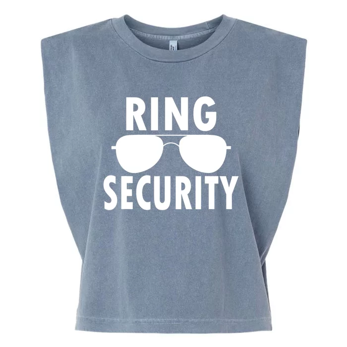 Ring Security Wedding Ring Wedding Party Garment-Dyed Women's Muscle Tee