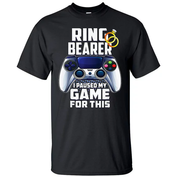 Ring Security Wedding Ring Bearer Groomsman Proposal Gifts Tall T-Shirt