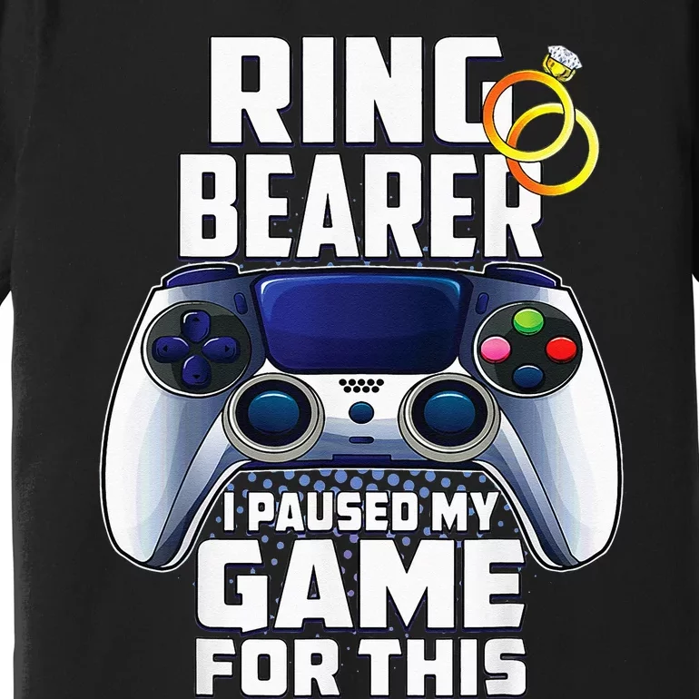 Ring Security Wedding Ring Bearer Groomsman Proposal Gifts Premium T-Shirt