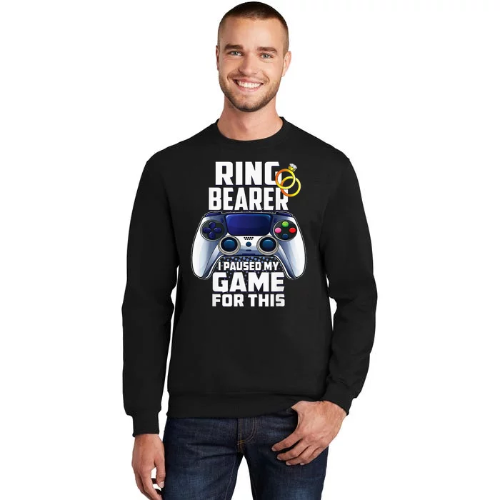 Ring Security Wedding Ring Bearer Groomsman Proposal Gifts Tall Sweatshirt