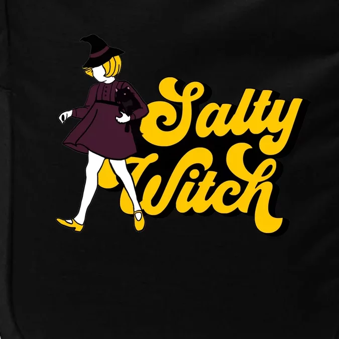 Retro Salty Witch Funny Halloween Girl Impact Tech Backpack