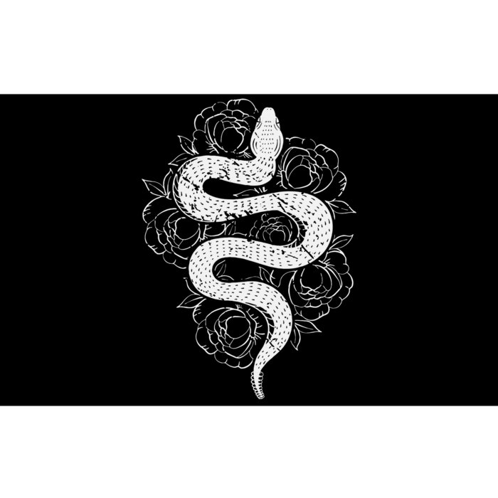 Reptile Snake Whisperer Rose Flower Snake Bumper Sticker