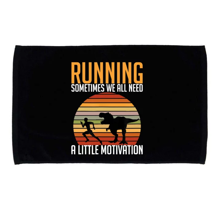 Running Sometimes We All Need A Little Motivation Quote Microfiber Hand Towel