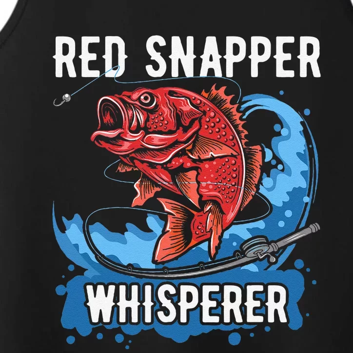 Red Snapper Whisperer Deep Sea Fishing Bass Performance Tank