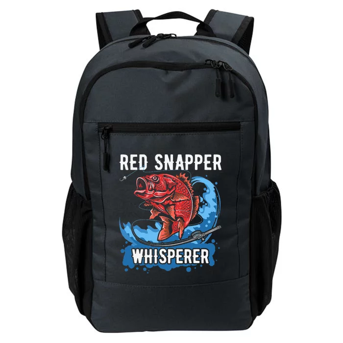 Red Snapper Whisperer Deep Sea Fishing Bass Daily Commute Backpack