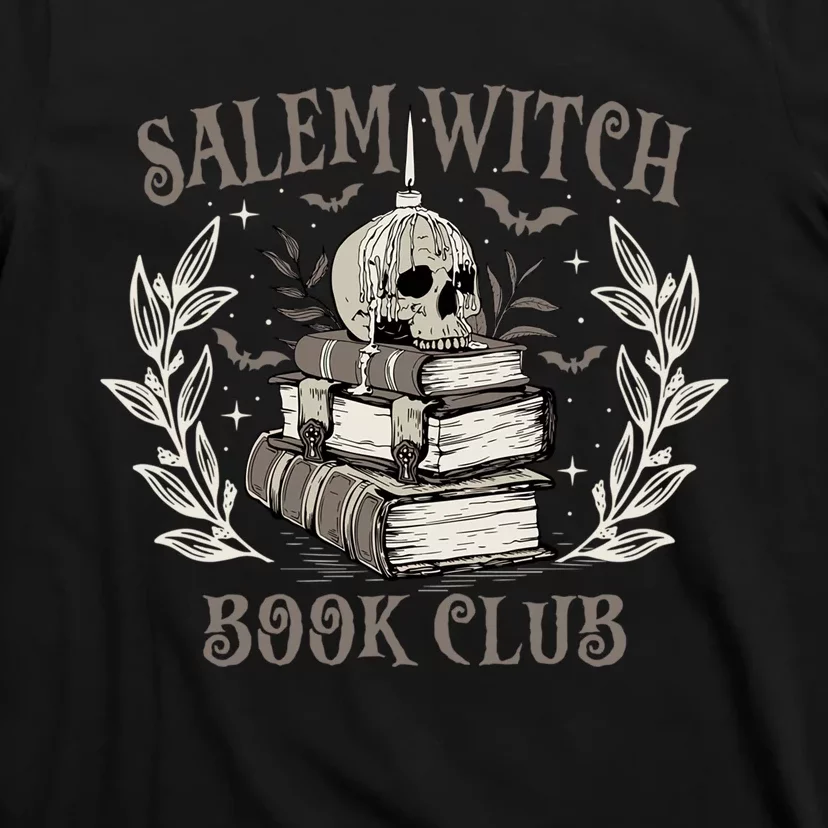 Retro Salem Witch Book Club Halloween Witch T-Shirt