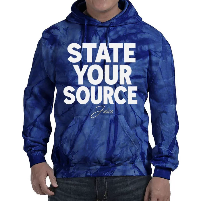 Retro State Your Source Tie Dye Hoodie