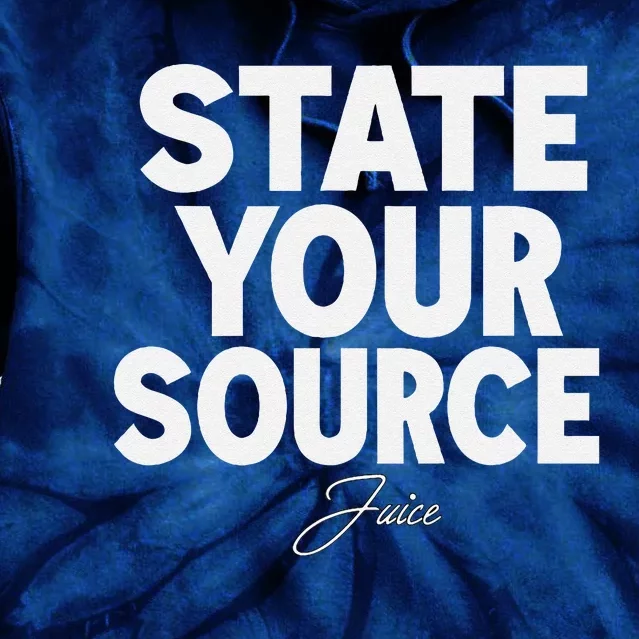 Retro State Your Source Tie Dye Hoodie