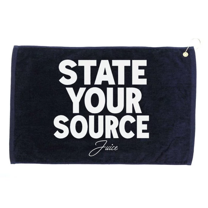 Retro State Your Source Grommeted Golf Towel