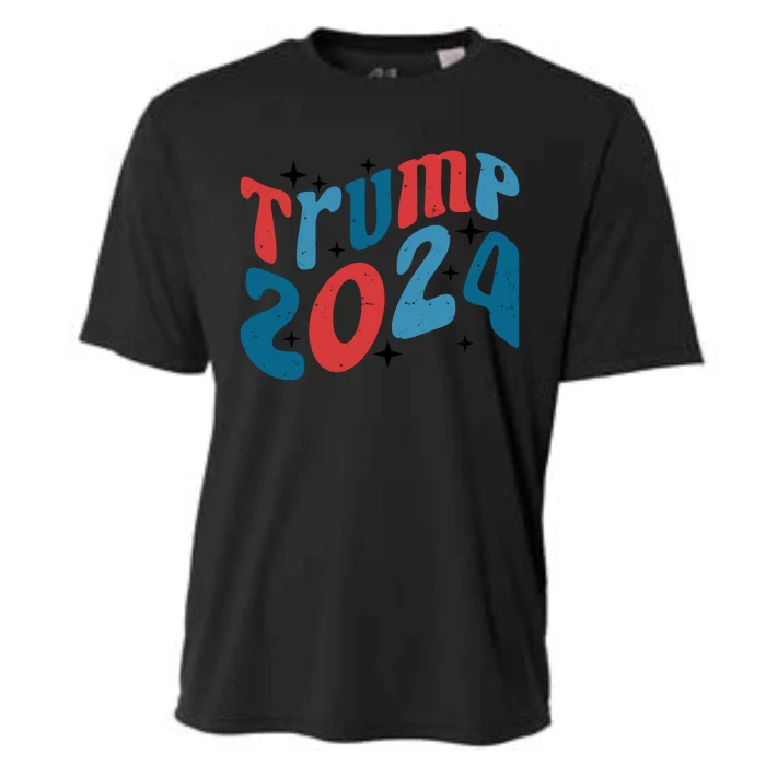 Retro Trump 2024 Era Graphic Cooling Performance Crew T-Shirt