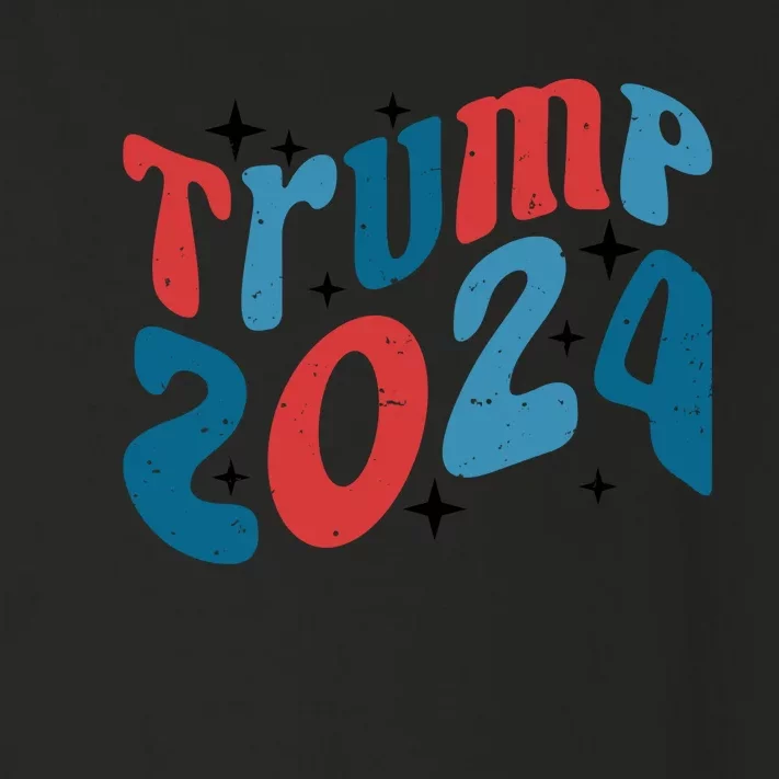 Retro Trump 2024 Era Graphic Toddler Long Sleeve Shirt