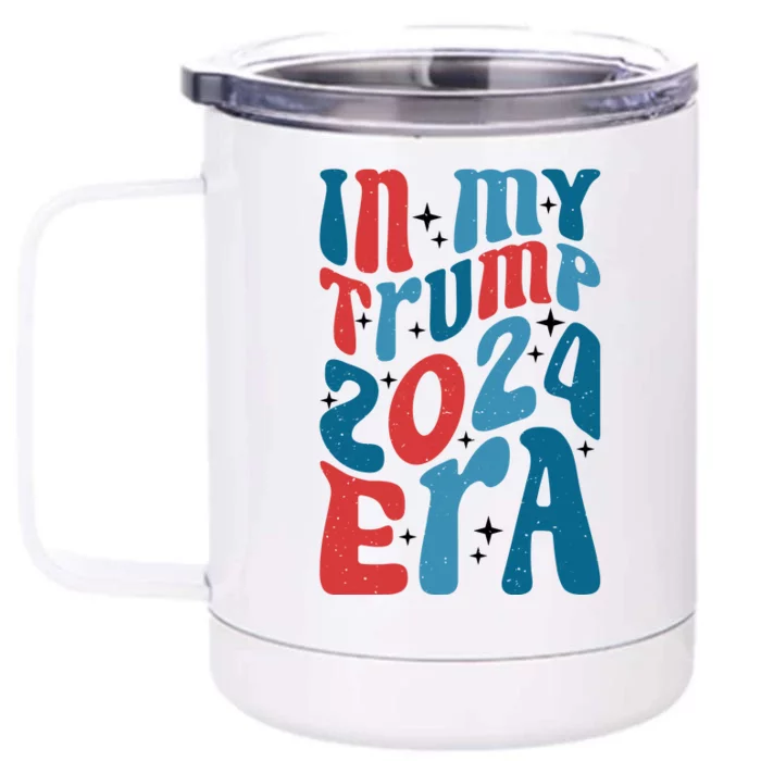 Retro Trump 2024 Era Graphic Front & Back 12oz Stainless Steel Tumbler Cup