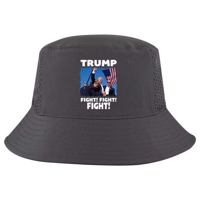 Retro Trump 2024 Fight Cool Comfort Performance Bucket Hat