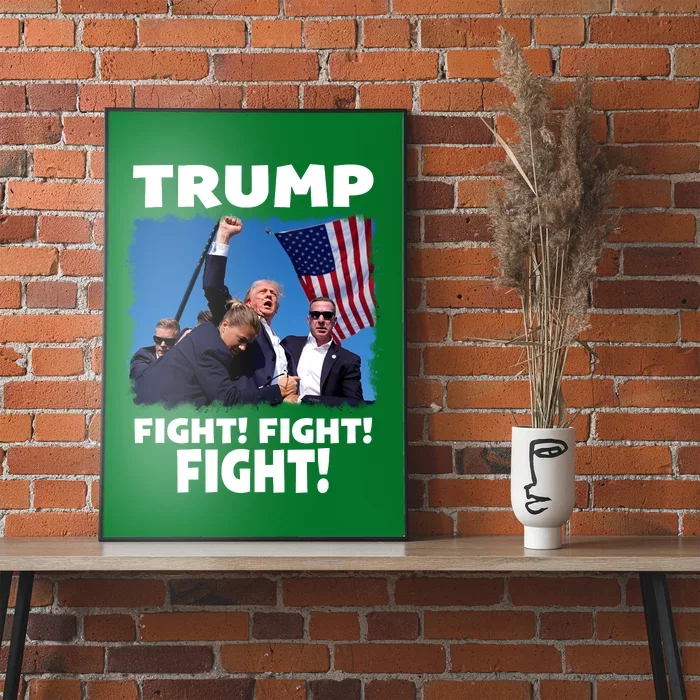 Retro Trump 2024 Fight Poster