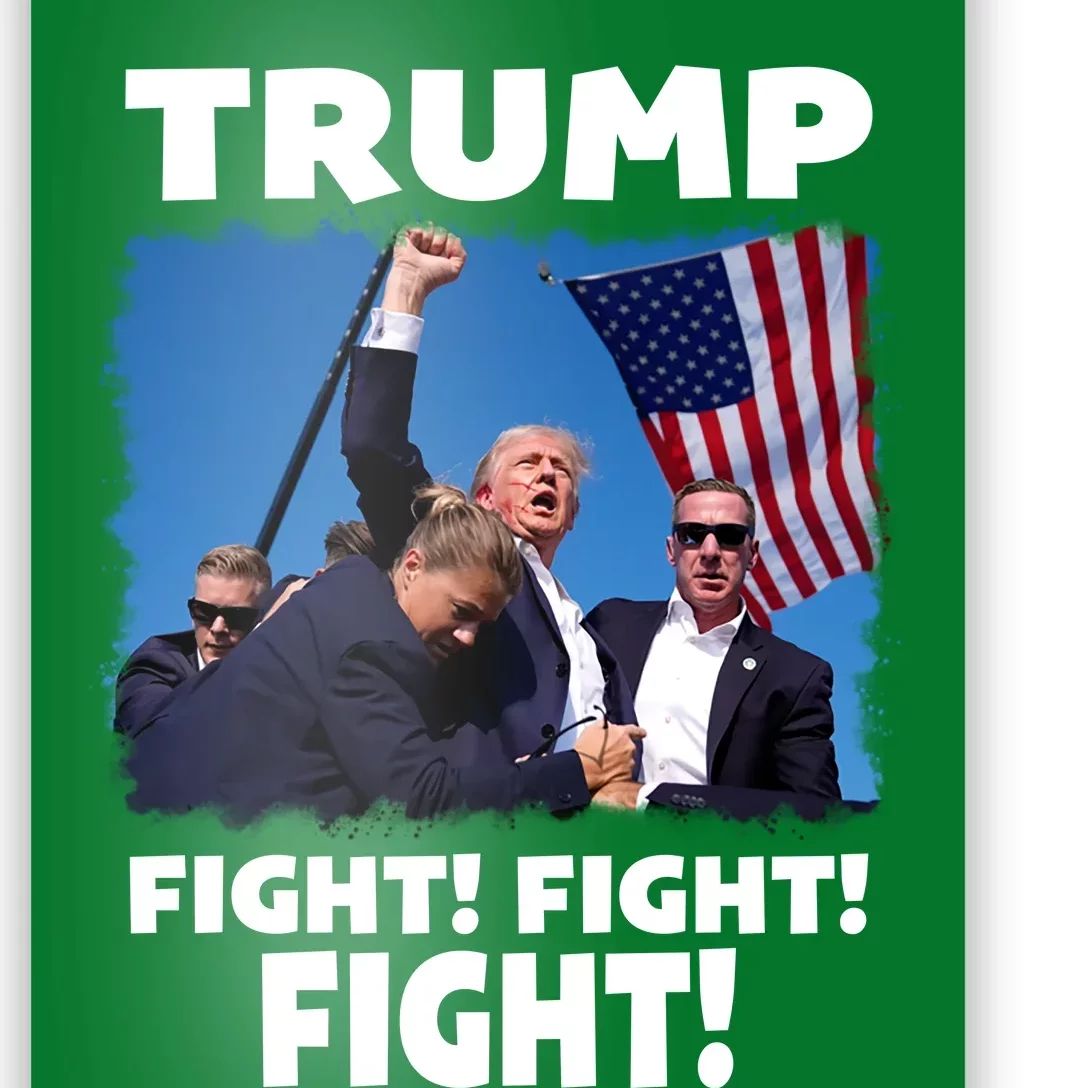 Retro Trump 2024 Fight Poster