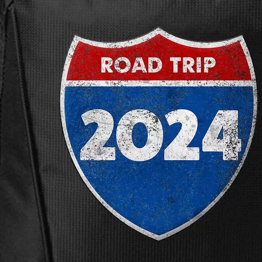 Road Trip 2024 Sign Matching Family Group City Backpack