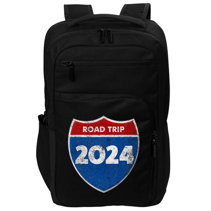 Road Trip 2024 Sign Matching Family Group Impact Tech Backpack