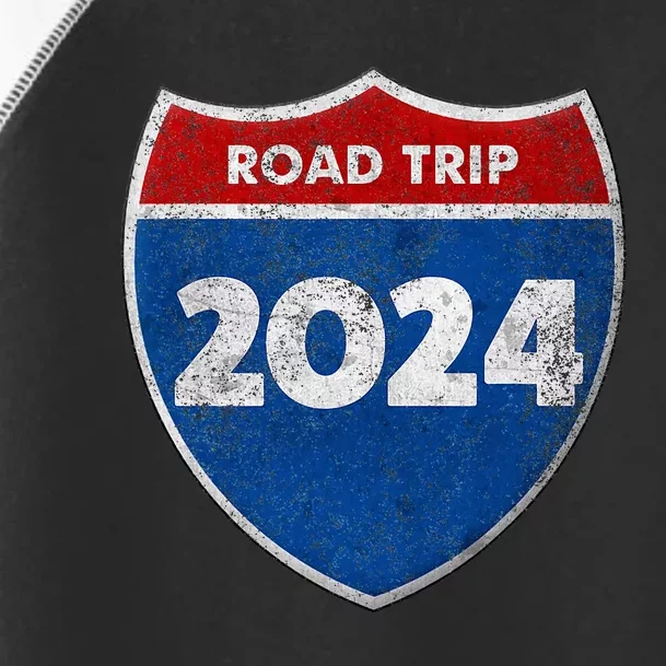 Road Trip 2024 Sign Matching Family Group Toddler Fine Jersey T-Shirt