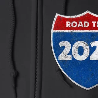 Road Trip 2024 Sign Matching Family Group Full Zip Hoodie