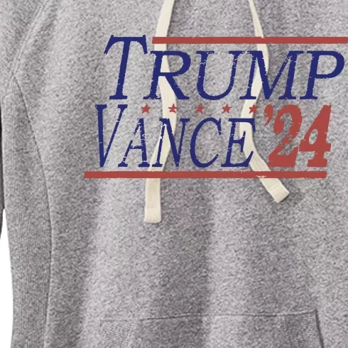 Retro Trump 2024 Election For Republicans Trump Vance 2024 Women's Fleece Hoodie