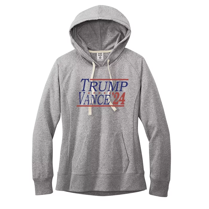 Retro Trump 2024 Election For Republicans Trump Vance 2024 Women's Fleece Hoodie