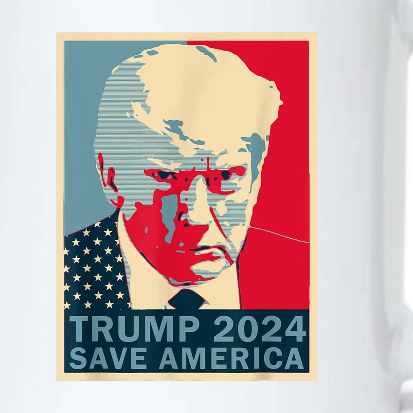 Retro Trump 2024 Save America Funny Trump Mug Shot Gift Black Color Changing Mug