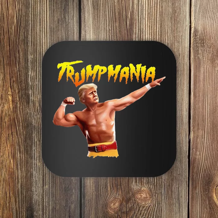 Retro Trump 45 Mania 47 Still Standing Trump 2024 Coaster