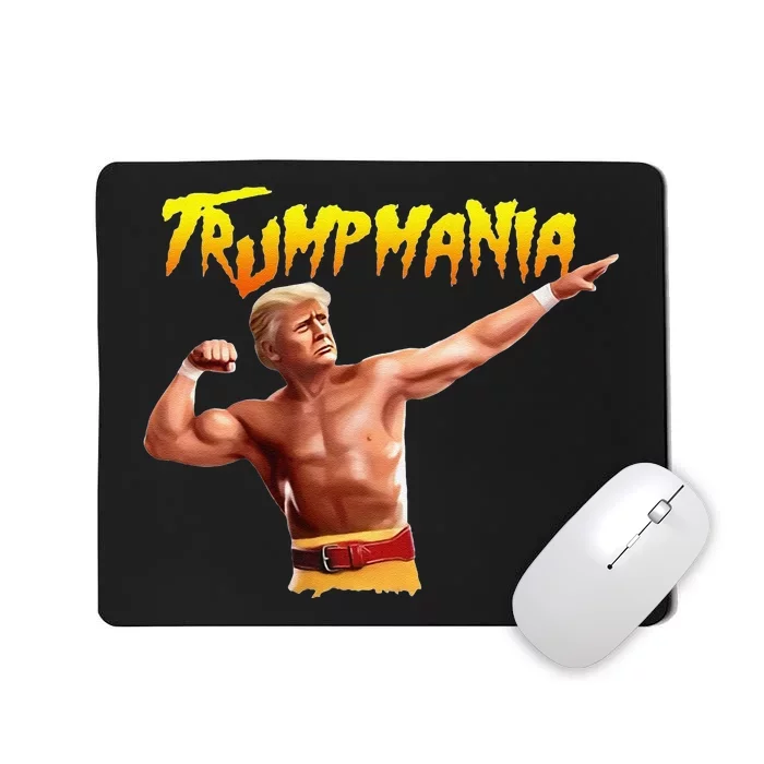 Retro Trump 45 Mania 47 Still Standing Trump 2024 Mousepad