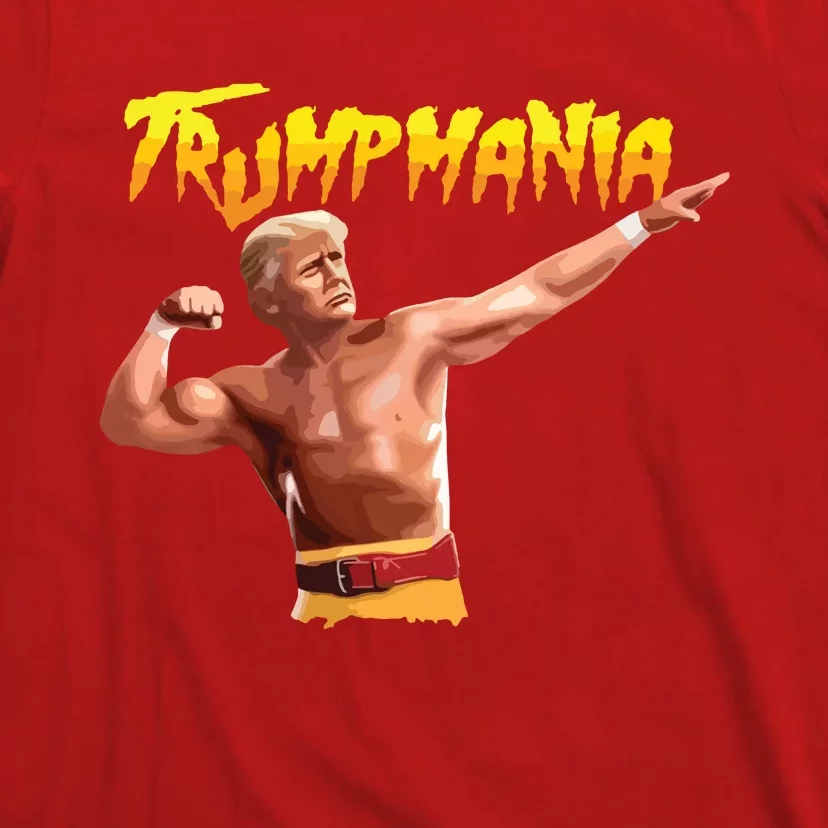 Retro Trump 45 Mania 47 Still Standing Trump 2024 T-Shirt