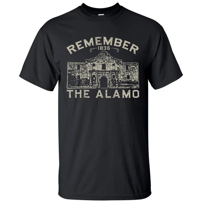 Remember The Alamo Souvenir History San Antonio Texas Tall T-Shirt