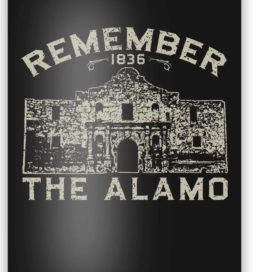 Remember The Alamo Souvenir History San Antonio Texas Poster