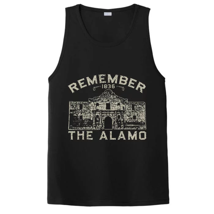 Remember The Alamo Souvenir History San Antonio Texas Performance Tank