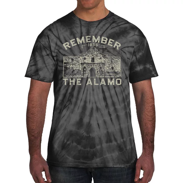 Remember The Alamo Souvenir History San Antonio Texas Tie-Dye T-Shirt